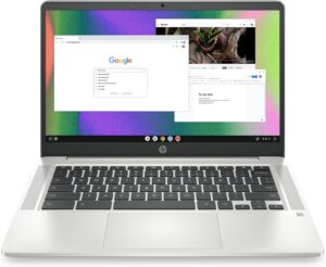 HP Chromebook 14 Laptop, Intel Celeron N4120, 4 GB RAM, HP Chromebook 14 Laptop, Intel Celeron N4120, 4 GB RAM, 64 G...
