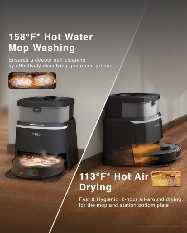 71vm9JtGVlL._AC_SL1500_.jpg Yeedi M12 PRO+ Robot Vacuum and Mop, 11000Pa Strong Suction,...