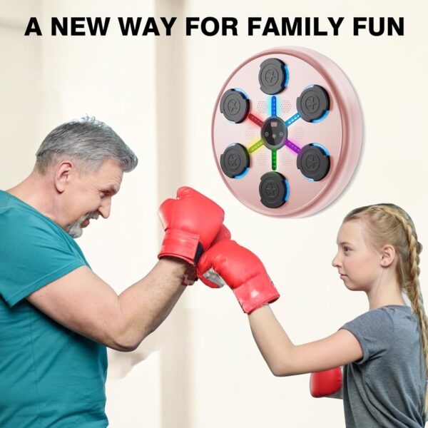 71vyWVIiV9L._AC_SL1500_.jpg Music Boxing Machine, 2025 Upgrade Boxing Music Workout Mach...