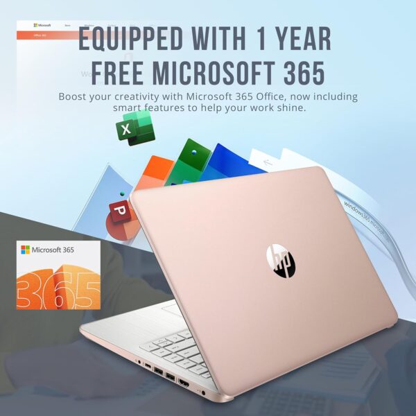 71w9kasEWLL._AC_SL1500_.jpg HP Stream 14" HD BrightView Laptop, Intel Celeron N4120, 16G...