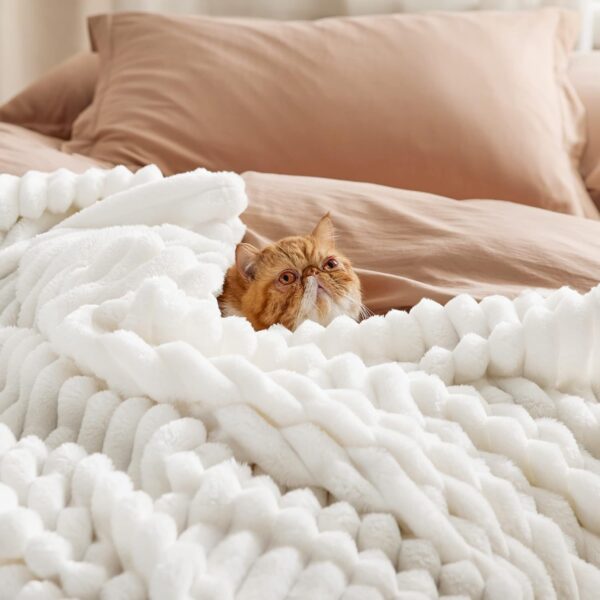 71wFM5w6YTL._AC_SL1500_.jpg Bedsure White Throw Blanket for Couch - GentleSoft Cozy Soft...