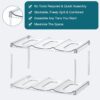 LARGER Compartment - Stackable Water Bottle Organizer Holder...