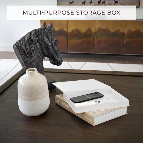 71wmpzwY5WL._AC_SL1500_.jpg Aesthetic Decorative Books - Set of 2 Stylish Boxes Enhance ...