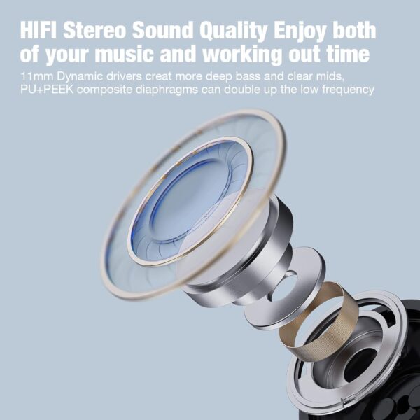 71xcY7Bzz8L._AC_SL1500_.jpg Boean Bluetooth Headphones, Wireless Headphones with 16 Hour...