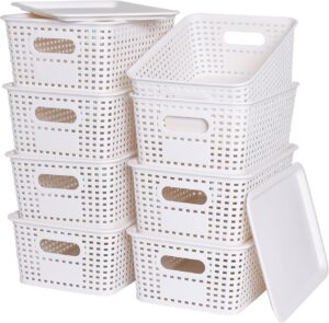 Plastic Storage Baskets with Lid-Plastic Storage Containers ... Plastic Storage Baskets with Lid-Plastic Storage Containers ...