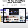 71yZv7jqw3L._AC_SL1500_.jpg Android Tablet 10.1 inch Android 13 Tablet,8(4+4) GB&128GB S...