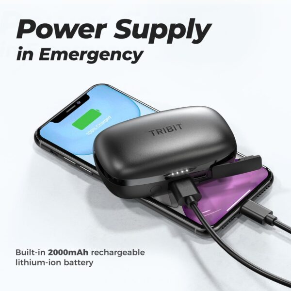 Tribit Wireless Earbuds, 110H Playtime Bluetooth 5.3 IPX8 Wa...