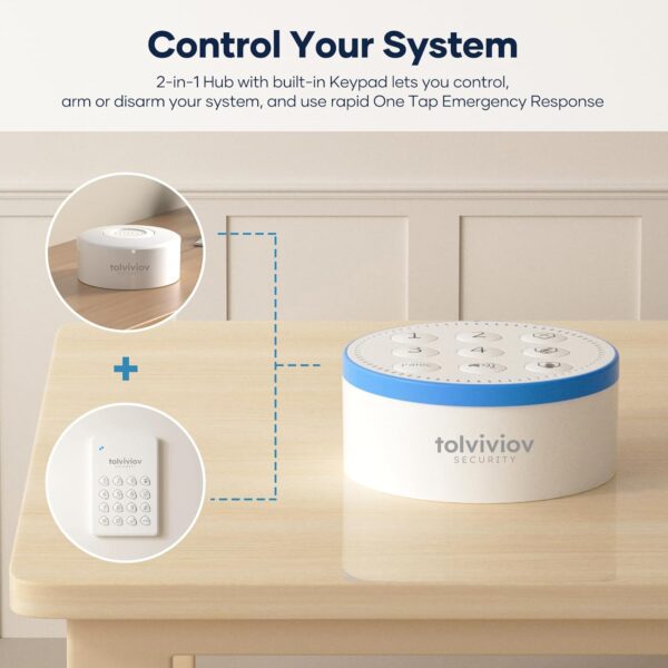 71zoa524KnL._AC_SL1500_.jpg tolviviov Alarm System Wireless, DIY Door Alarm System for H...