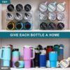 LARGER Compartment - Stackable Water Bottle Organizer Holder...