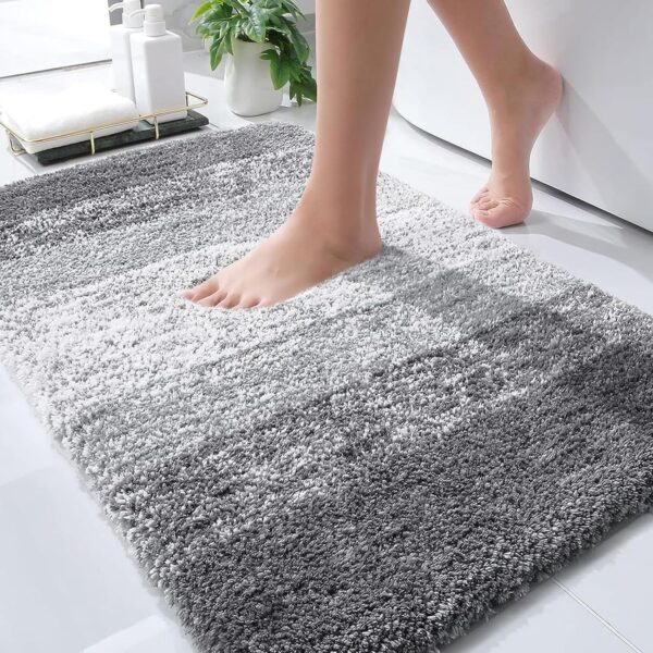 OLANLY Bathroom Rugs Mat 30x20, Extra Soft Absorbent Microfi... OLANLY Bathroom Rugs Mat 30x20, Extra Soft Absorbent Microfi...