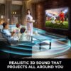 Sound Bar for Smart TV, Soundbar with Bluetooth/ARC/Opt/AUX ...