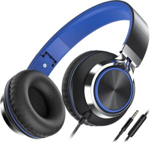 AILIHEN C8 Headphones Wired, On-Ear Headphones with Micropho...
