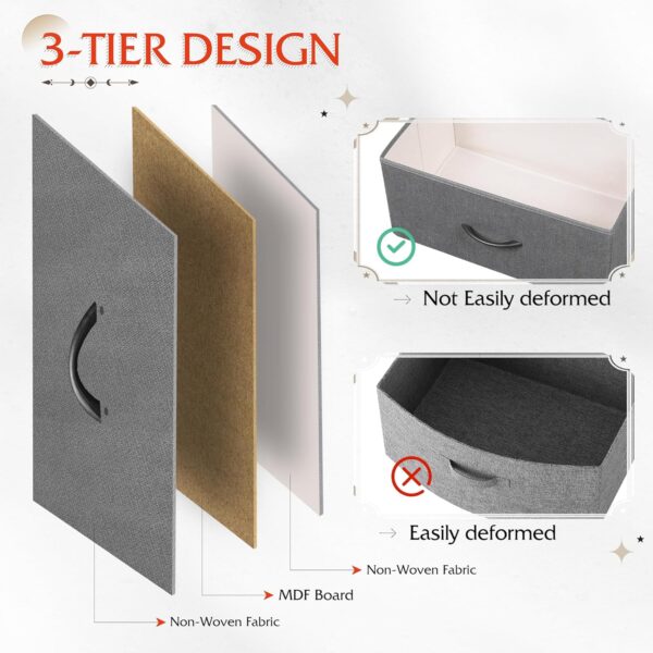 814TPzTPWkL._AC_SL1500_.jpg WLIVE 9-Drawer Dresser, Fabric Storage Tower for Bedroom, Ha...