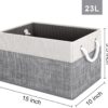 Fab totes Storage Bins [3-Pack], Foldable Storage Baskets fo...