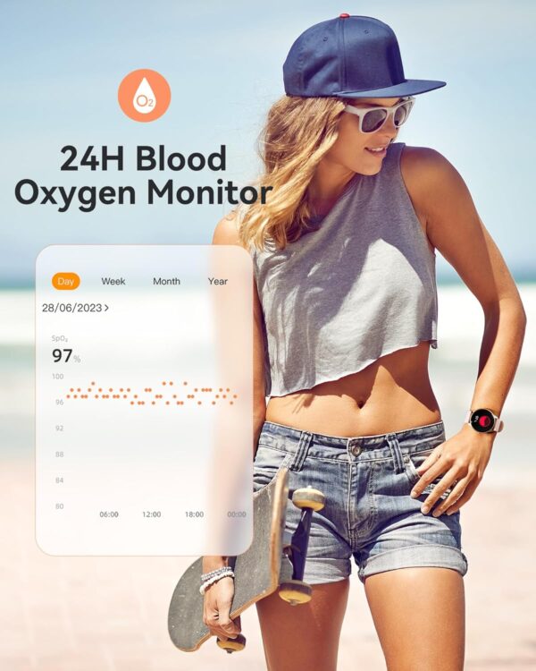 815MBrwlJpL._AC_SL1500_.jpg AGPTEK Smart Watch for Women, 5ATM Waterproof Smartwatch for...