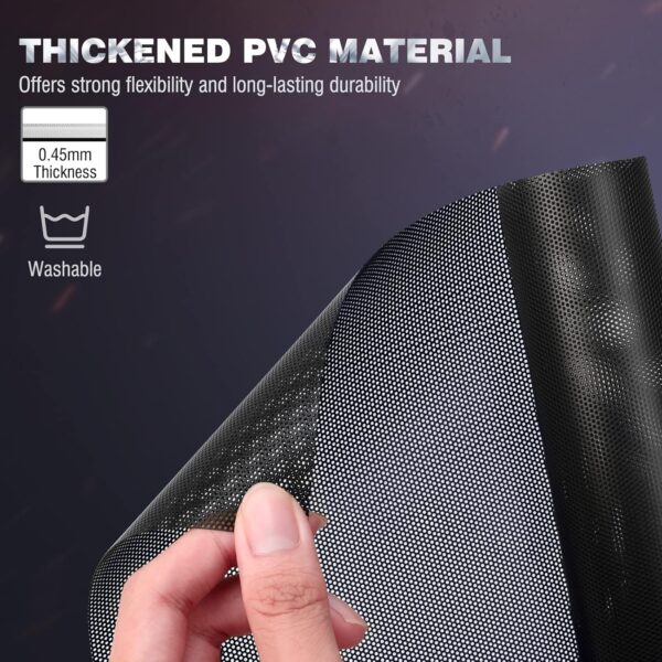 MoKo 400x300mm DIY PC Case Dust Mesh Filter, [2 Pack] PVC Du...
