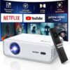 EAZZE D1 Smart Projector with WiFi and Bluetooth, Netflix-Of... EAZZE D1 Smart Projector with WiFi and Bluetooth, Netflix-Of...