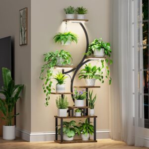 Plant Stand Indoor with Grow Lights - 8 Tiered Plant Plant Stand Indoor with Grow Lights - 8 Tiered Plant Shelf I...