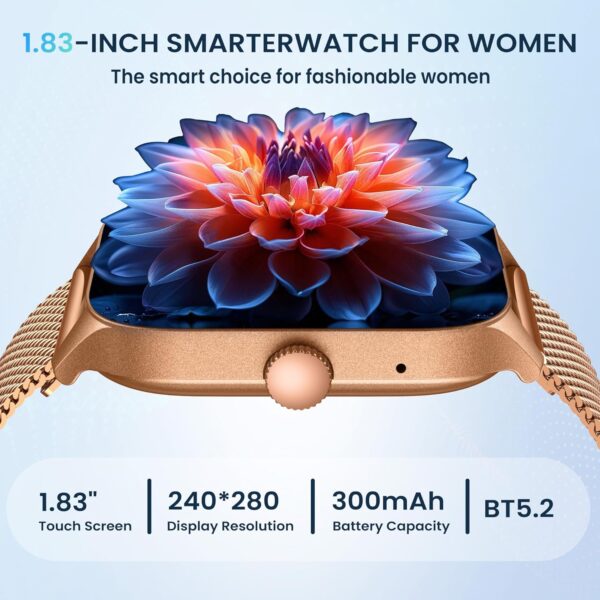 Smartwatch for Women Fitness Tracker Watch: Smart Watches fo...