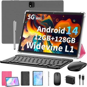 Android 14 Tablet with Keyboard, 12GB RAM (4+8), 128GB Stora... Android 14 Tablet with Keyboard, 12GB RAM (4+8), 128GB Stora...