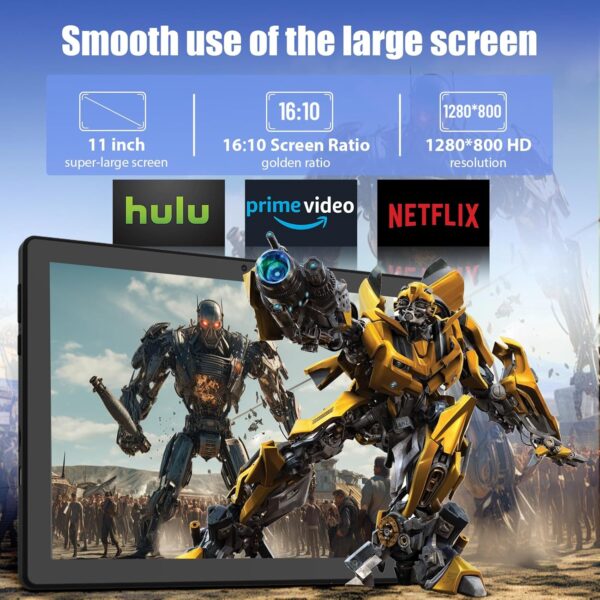 81DR0sOAHLL._AC_SL1500_.jpg Android Tablet, 14GB RAM+64GB ROM (TF 1TB), 11 inch Android ...