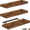 QEEIG Floating Shelves for Wall Bathroom Shelf Bedroom Kitch...