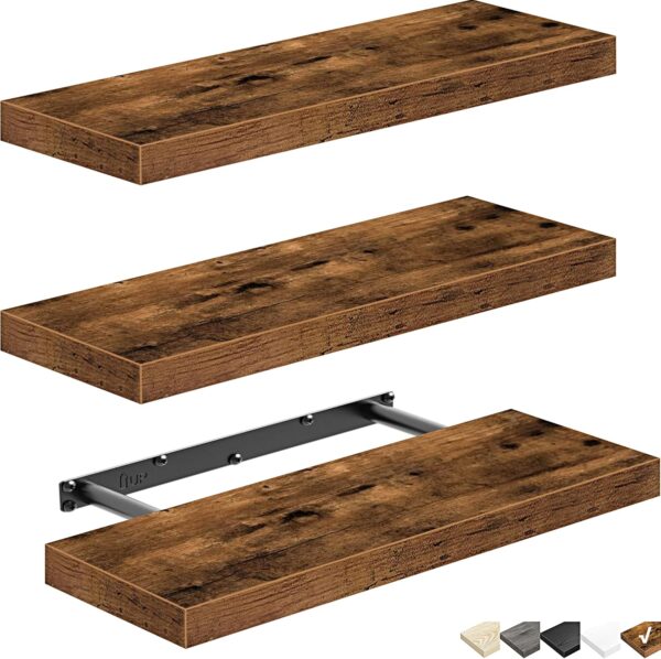 QEEIG Floating Shelves for Wall Bathroom Shelf Bedroom Kitch...