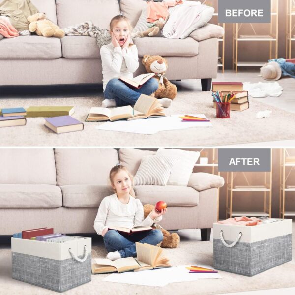 Fab totes Storage Bins [3-Pack], Foldable Storage Baskets fo...