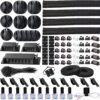 N NOROCME 192 PCS Cable Management Kit 4 Wire Organizer N NOROCME 192 PCS Cable Management Kit 4 Wire Organizer Slee...