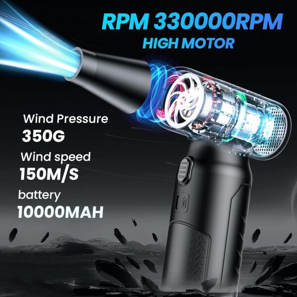 81G-PPjQ9xL._AC_SL1500_.jpg Electric Air Duster - 33,0000 RPM High-Speed Compressed Air ...