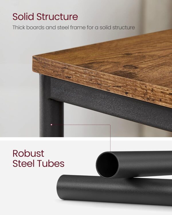 81GlHSK3XpL._AC_SL1500_.jpg VASAGLE Side Table, Small End Table, Tall Nightstand for Liv...