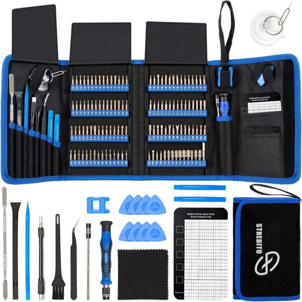 STREBITO Electronics Precision Screwdriver Sets 142-Piece wi...