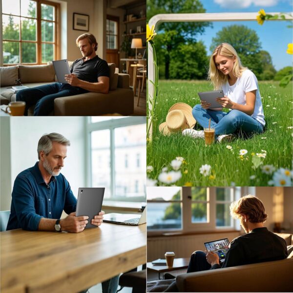 10 Inch Android Tablet, 12GB RAM 128GB Storage (Expandable t...