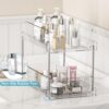 81KJU4JOVFL._AC_SL1500_.jpg Vtopmart 4 Pack Bathroom Organizer, 2 Tier Clear Under Sink ...