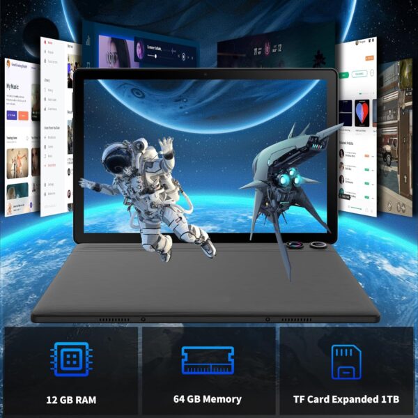 81LtiVb4RkL._AC_SL1500_.jpg Android Tablet, 10.1 Inch Android 14 Tablet with 1280x800 IP...