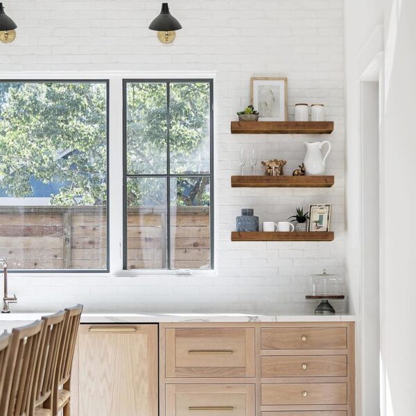 QEEIG Floating Shelves for Wall Bathroom Shelf Bedroom Kitch...