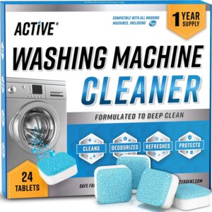 Washing Machine Cleaner Descaler 24 Pack - Deep Cleaning Tab... Washing Machine Cleaner Descaler 24 Pack - Deep Cleaning Tab...