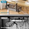 81UDz10htTL._AC_SL1500_.jpg Under Desk Cable Management Tray No Drill, Metal Mesh Cable ...