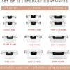 81V2NeSsvHL._AC_SL1500_.jpg JoyJolt JoyFul 24pc(12 Airtight, Freezer Safe Food Storage C...