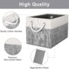 Fab totes Storage Bins [3-Pack], Foldable Storage Baskets fo...