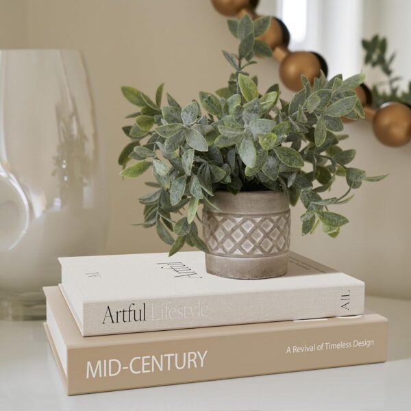 81YRKAMctL._AC_SL1500_.jpg Aesthetic Decorative Books - Set of 2 Stylish Boxes Enhance ...