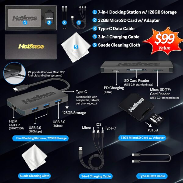 81aMS5CTtL._AC_SL1500_.jpg HP Stream 14" HD BrightView Laptop, Intel Celeron N4120, 16G...