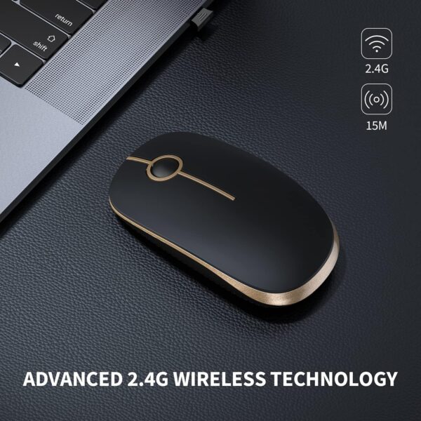 81ddlkW89JS._AC_SL1500_.jpg Vssoplor Wireless Mouse, 2.4G Slim Portable Computer Mouse w...