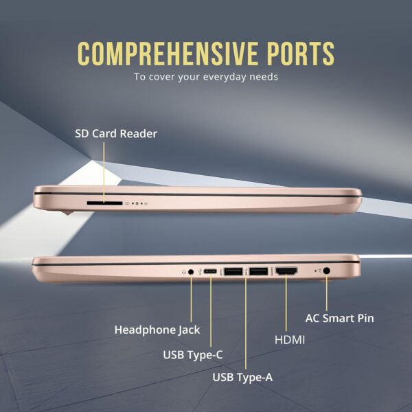 81f4q2VwcdL._AC_SL1500_.jpg HP Stream 14" HD BrightView Laptop, Intel Celeron N4120, 16G...