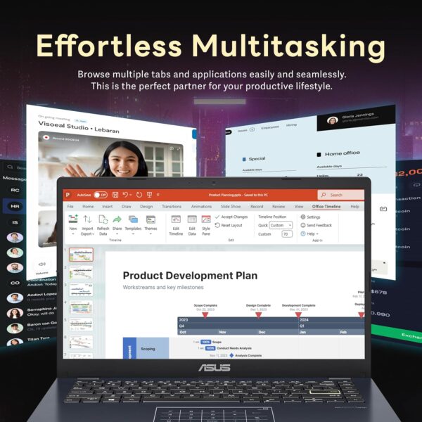 81fy6Y6jhaL._AC_SL1500_.jpg ASUS 14" FHD Laptop, Intel Pentium N6000 Processor, 4GB RAM,...