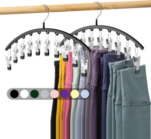 Legging Organizer for Closet, Metal Yoga Pants Hangers 2 Pac...