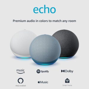 Amazon Echo (newest model), Alexa speaker with premium sound... Amazon Echo (newest model), Alexa speaker with premium sound...