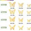 SAOROPEB 3D Butterfly Wall Decor - 48 Pcs, 4 Styles, 3 Sizes...