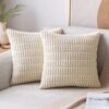 MIULEE Pack of 2 Corduroy Decorative Throw Pillow Covers 18x... MIULEE Pack of 2 Corduroy Decorative Throw Pillow Covers 18x...
