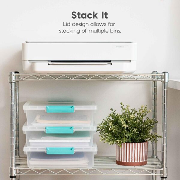 81l4l7CF9cL._AC_SL1500_.jpg IRIS USA 6 Qt. Plastic Storage Bins Containers with Lids, 4 ...